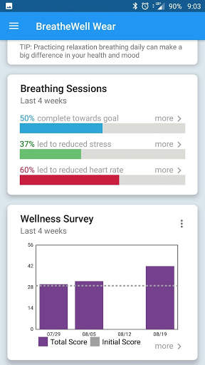 BreatheWell Wear screenshot 2