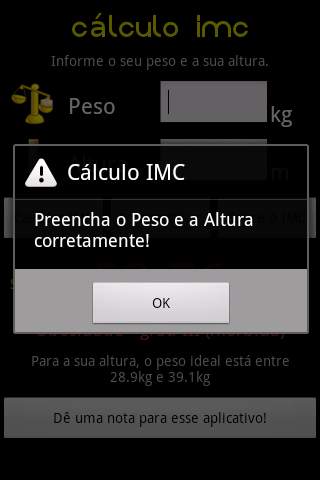 Cálculo IMC screenshot 3