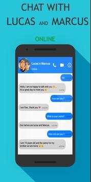 Chat With Lucas And Marcus screenshot 2