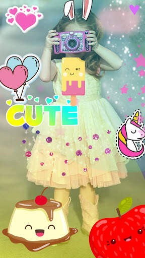 Kawaii Photo Editor Stickers - Cute Pic Editing screenshot 4