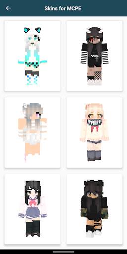 Girls Skins for Minecraft PE screenshot 1