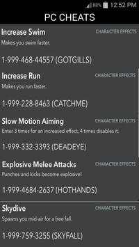 CHEATS 7 تصوير الشاشة