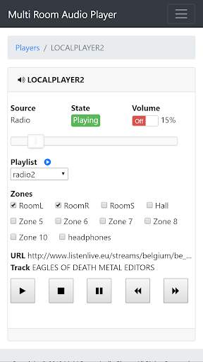 Multi Room Audio Player Remote screenshot 5