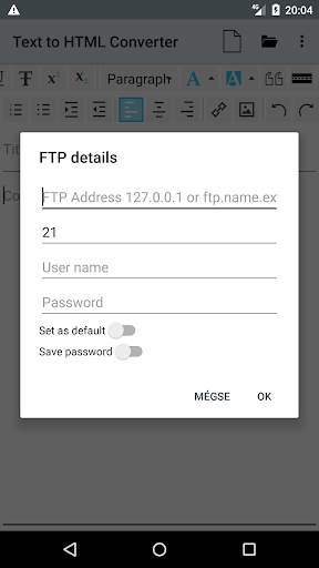 Text to HTML Converter 5 تصوير الشاشة