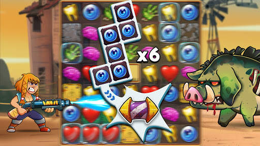 Zombie Blast - Match 3 Puzzle screenshot 7
