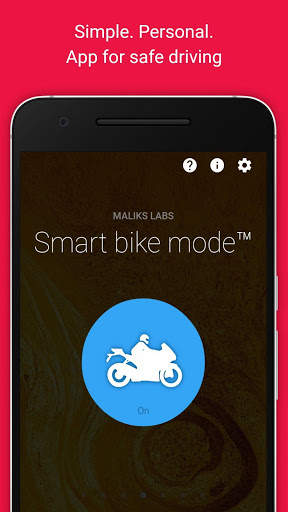 Smart bike mode Auto Responder - Maps, Media & Sms screenshot 1