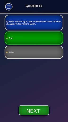 Martin Luther King Jr. - Quiz screenshot 3