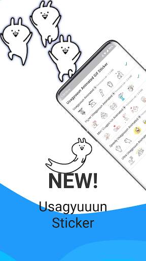 Usagyuuun GIF Animated Sticker for WA screenshot 1
