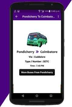 Pondicherry Bus Info screenshot 3