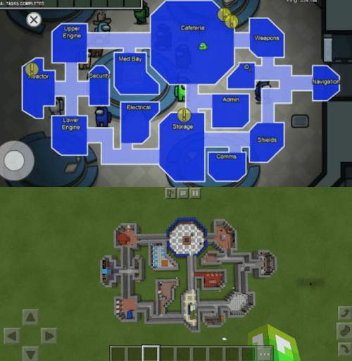 Maps Among Us in Minecraft screenshot 3