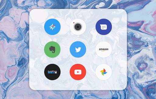 Pure Icon Pack - Round and flat screenshot 1