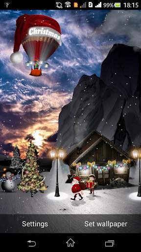 Free Christmas Live Wallpaper 2 تصوير الشاشة
