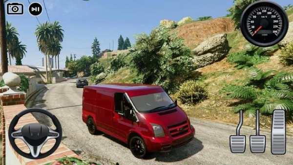 Driving Ford Transit Racing Simulator 2019 screenshot 1