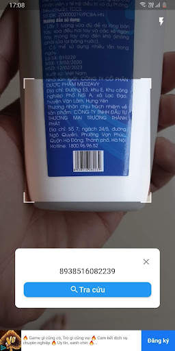 Quét Mã Vạch Kiểm Tra Hàng Giả screenshot 3
