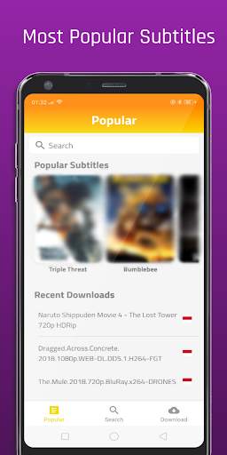 SubDown : Subtitle Downloader screenshot 1