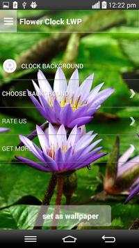 Flower Clock live wallpaper screenshot 2