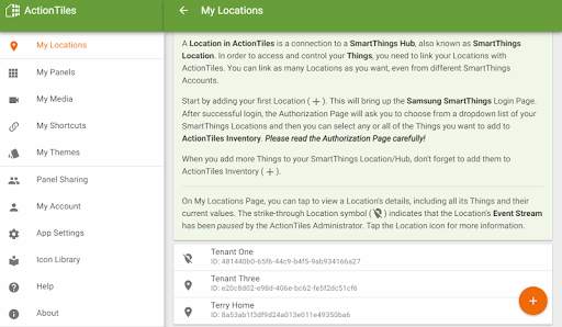 ActionTiles SmartThings custom web dashboard maker screenshot 3