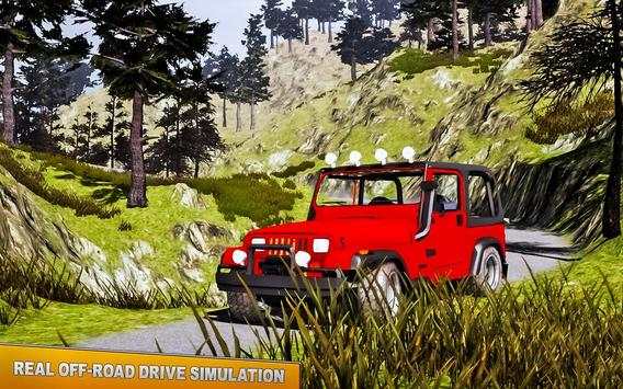 New Challenge Jeep Hill Drive Simulator Game screenshot 2