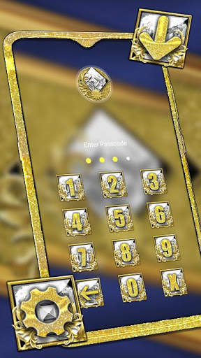 Golden Glitter Launcher Theme screenshot 5