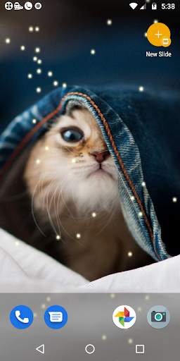 Water Touch - Cute Cat Live Wallpaper screenshot 4