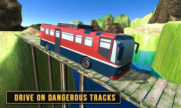 Hill Bus Driving 2018: Real Off-Road Tour screenshot 4