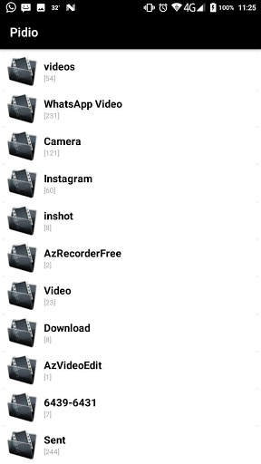 Pidio (Video Player) screenshot 1
