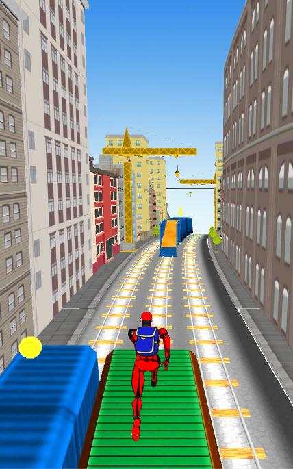 Subway chase with Spiderman screenshot 2