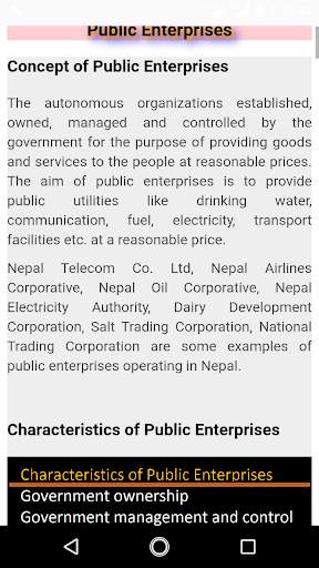 Business Studies Class 11 -  Offline screenshot 4