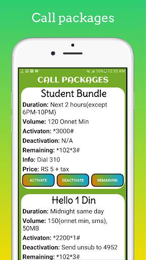 Zong Packages: Call, SMS & Internet 2020 screenshot 8