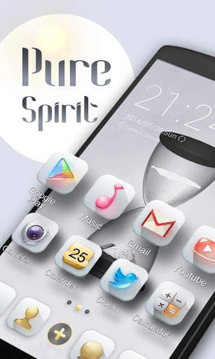 Pure Spirit GO Launcher Theme screenshot 1