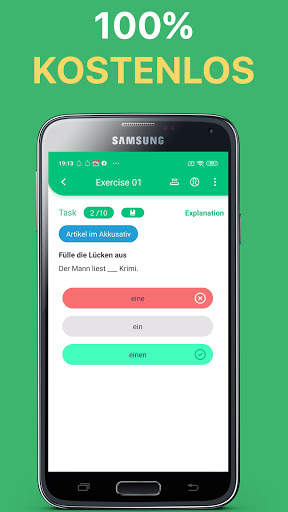 Deutsch Lernen A1-A2-B1-B2 Gratis Grammatik Übung screenshot 8