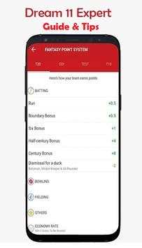 Dream11 Fantasy Cricket Prediction, Tips Winning screenshot 2