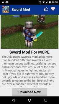 Sword MOD For MCPE! screenshot 2