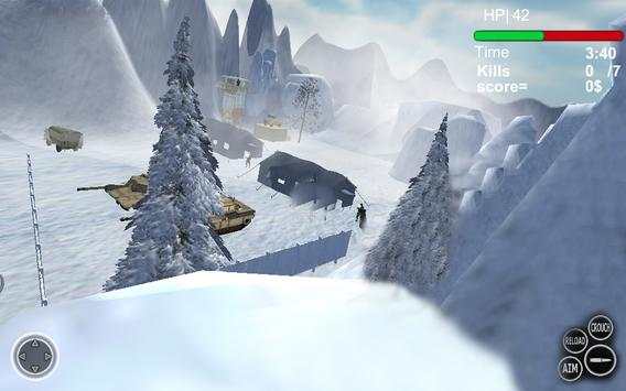 Mountain Sniper Commando Shooting - FPS 3D War screenshot 2