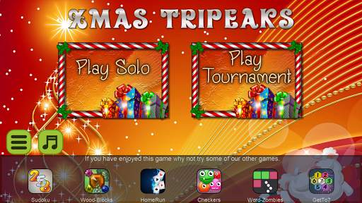 Xmas TriPeaks, card solitaire screenshot 5