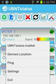 UBNT status screenshot 2