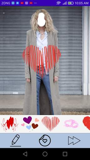 Long Coat Photo Montage  Girls screenshot 6
