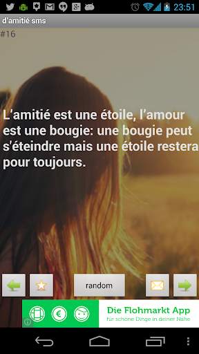 d’amitié sms screenshot 1