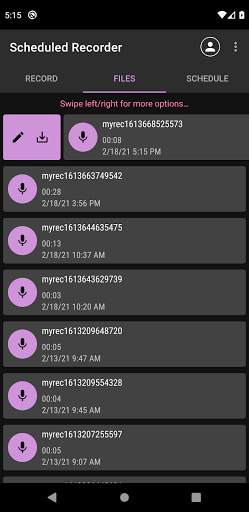 Scheduled Recorder (spy recorder) screenshot 2