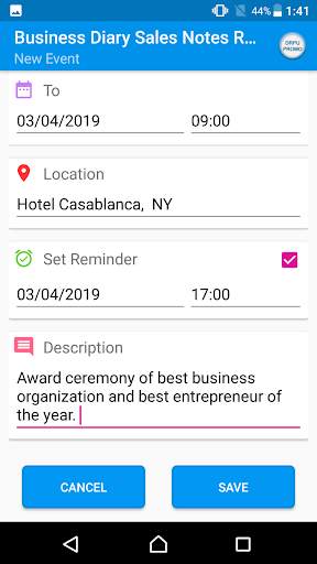 Business Diary Sales Notes Register & Day Planner screenshot 7