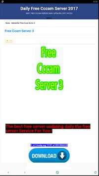 Daily Free Cccam Server screenshot 1