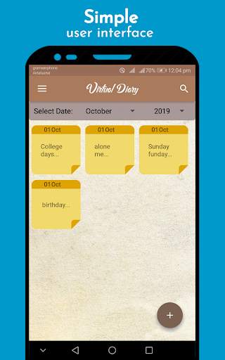 Virtual Diary - Free Notepad, Diary With Lock,Todo screenshot 4