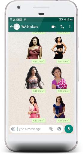 Nayanthara Stickers 4 WhatsApp screenshot 7