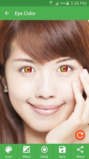 Eye Color Changer - Camera screenshot 2