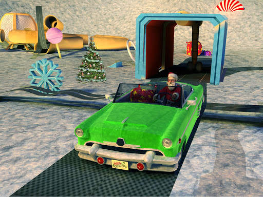 Extreme x-mas car stunt racing screenshot 11
