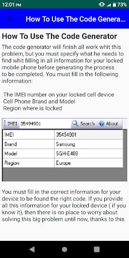 Sim Card Pin Unlock Guide screenshot 3