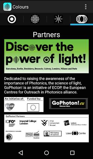 GoPhoton! Colours screenshot 5
