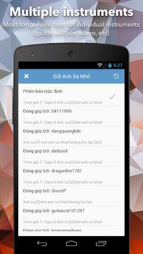 Hop Am Chuan - Guitar Tabs and screenshot 6