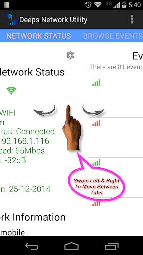 Deeps Network Utility screenshot 2