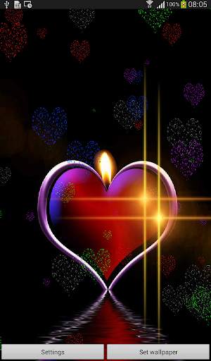 Heart Droplets Live Wallpaper screenshot 5
